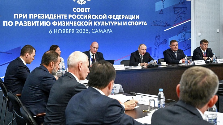 В России много выдающихся атлетов, заявил Путин