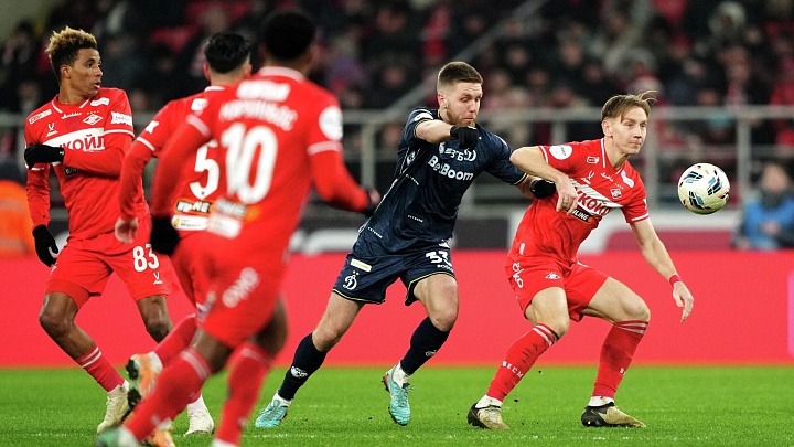 "Спартак" и "Динамо" сыграли вничью в матче чемпионата России